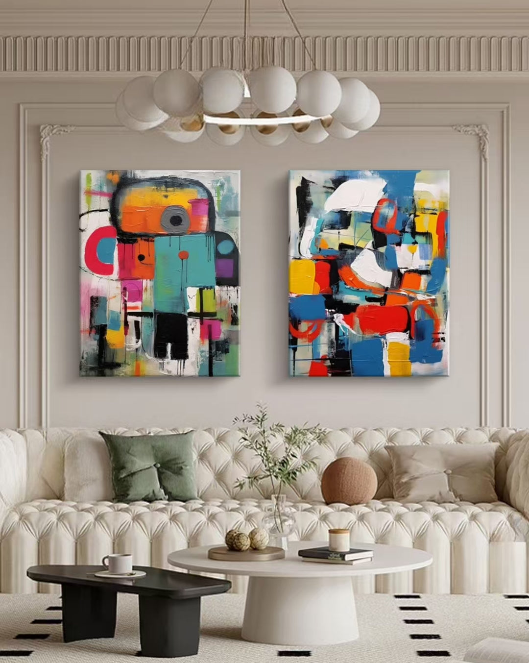 Colorbots Abstract Oil Painting