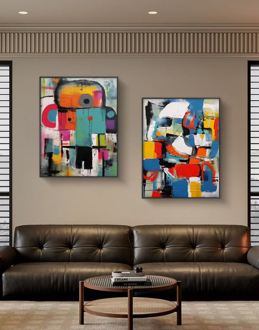Colorbots Abstract Oil Painting