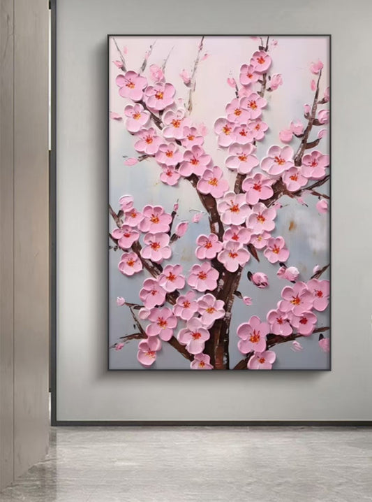 Plum Blossom Oil Painting